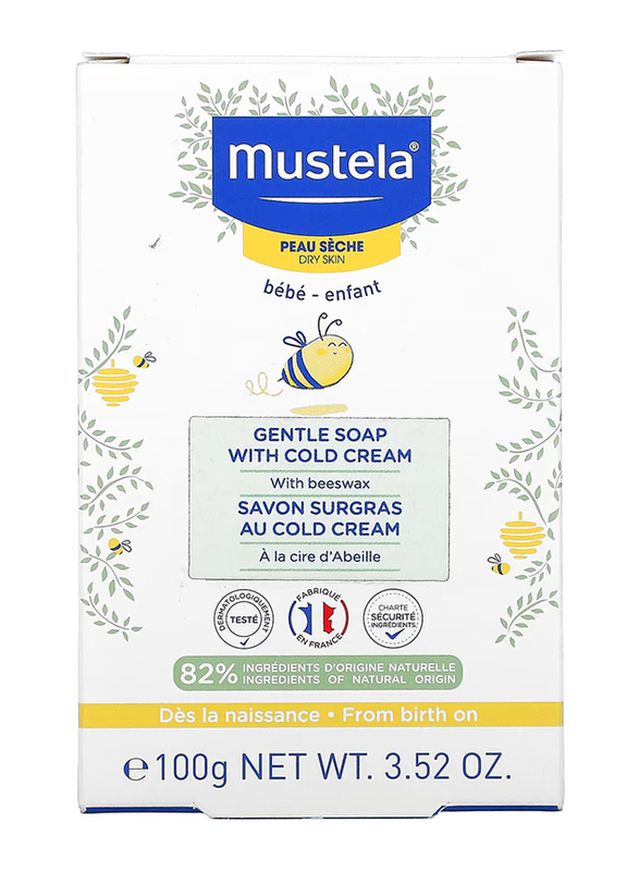 Mustela 100gm Gentle Soap with Cold Cream for Baby