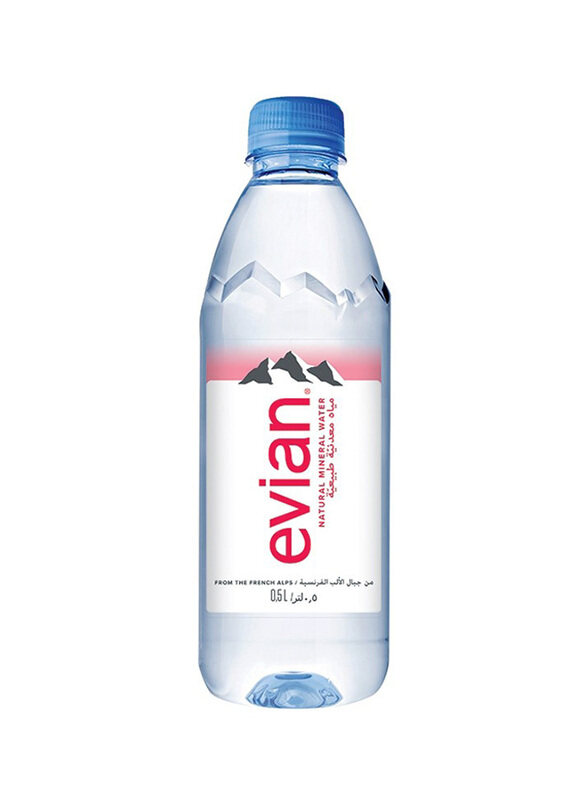 

Evian Natural Mineral Water - 24 x 500ml