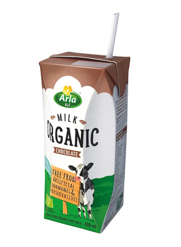 Arla Organic Chocolate Flavored Milk, 200 ml