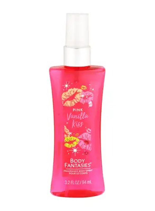 Body Fantasies Signature Pink Vanilla Kiss 94ml Body Spray for Women