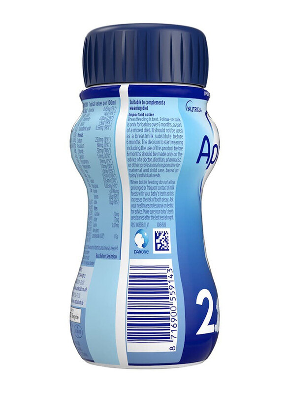 Aptamil 2 Follow On Baby Formula Milk, 200ml