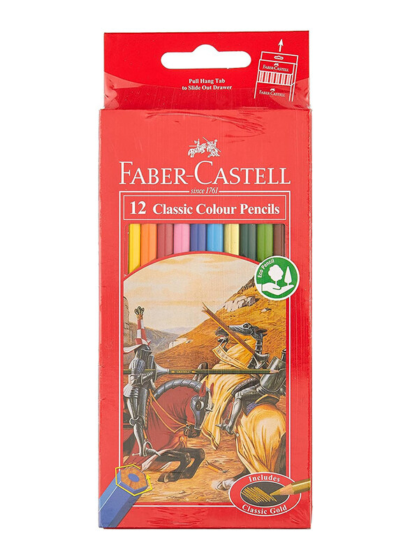 

Faber-Castell Classic Colour Pencil Set, 12-Piece, Multicolour