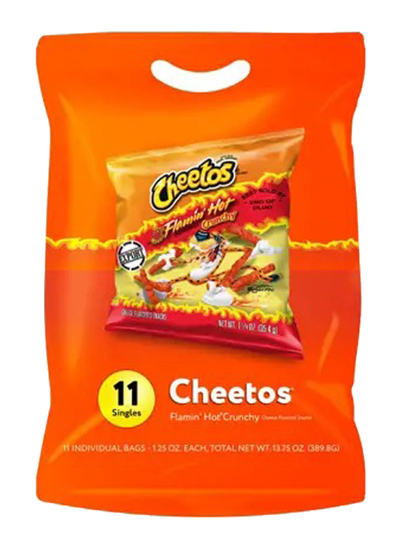 Fritolay Cheetos Crunchy Flamin Hot Multi-Pack, 11 x 35g