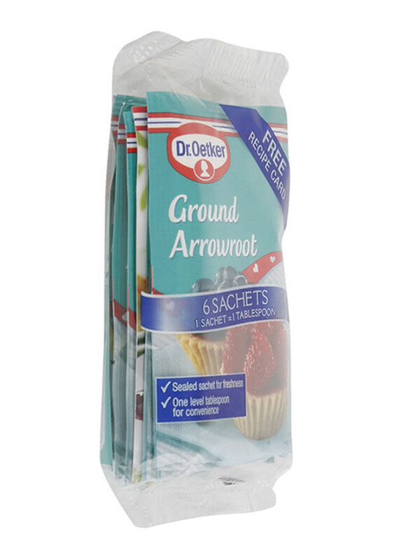 

Dr. Oetker Ground Arrowroot Sachets - 6 x 8 g