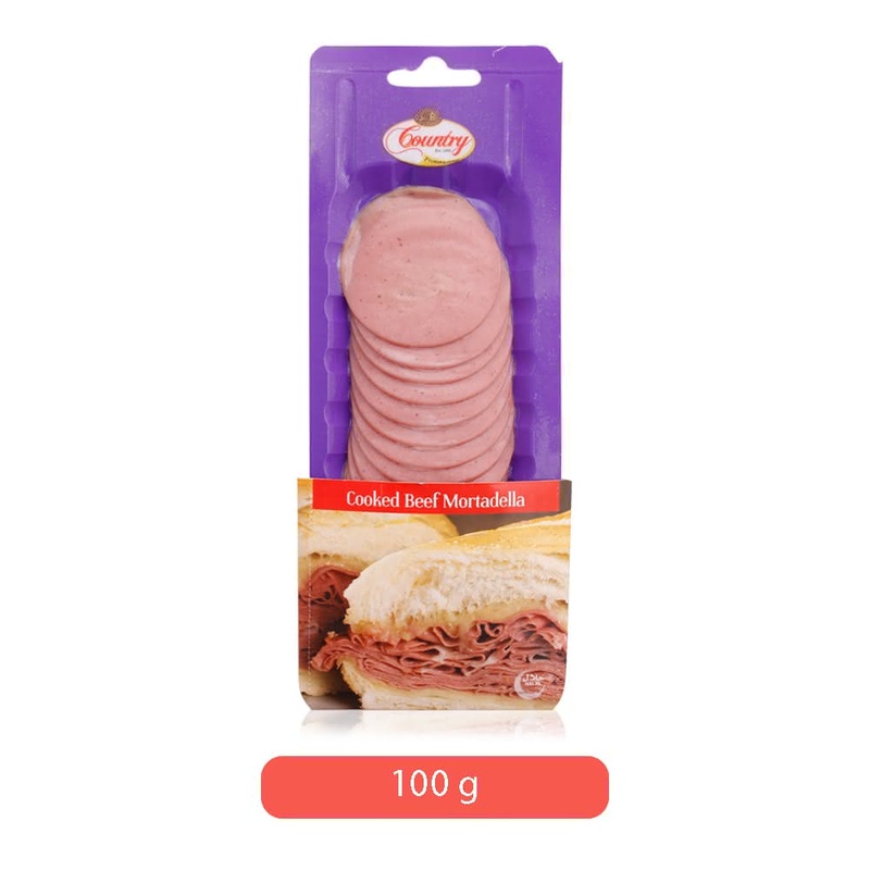 Country Cooked Beef Mortadella, 100 grams