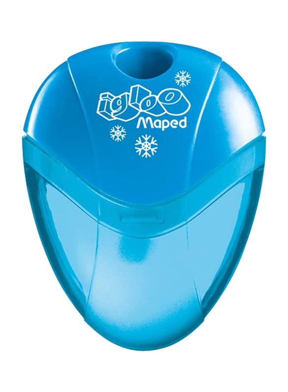 Maped Igloo 1 Hole Pencil sharpener, Blue