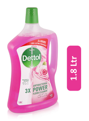 Dettol Rose Antibacterial Power Floor Cleaner, 1.8 Liters