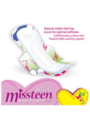 Private Misteen Natural Cotton with Wings Sanitary Pads, 20 Pads