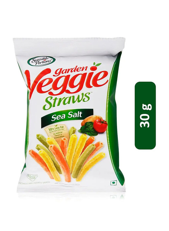 Sensible Portions Garden Veggie Sea Salt Straws - 30g