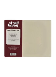 Union Plain Full Bed Sheet Set - 3 Pieces