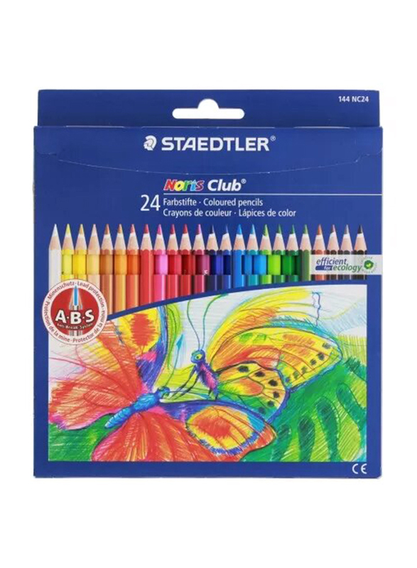 Staedtler Noris Club Color Pencil, 24 Pieces, Multicolour