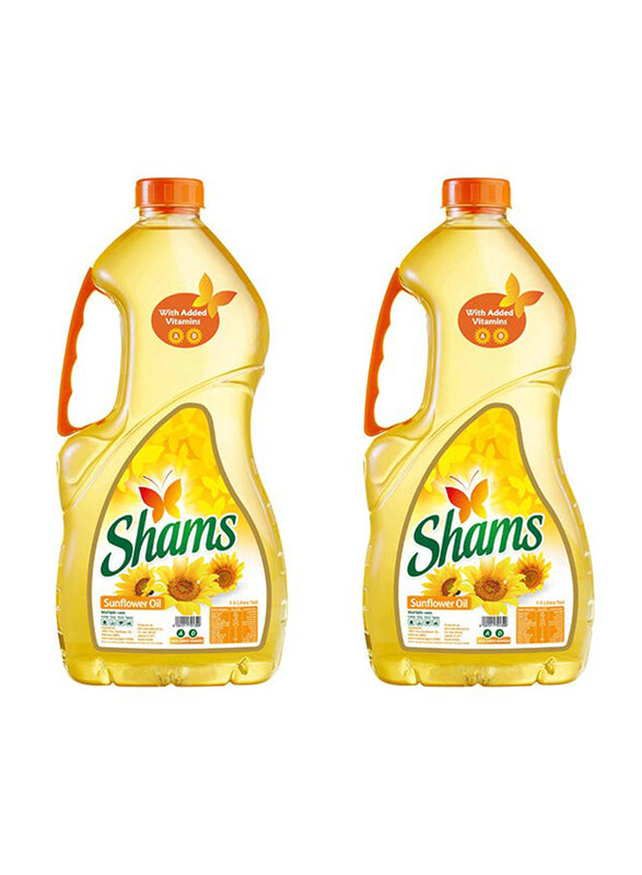 

Shams Sunflower Oil, 2 x 1.5 Liters