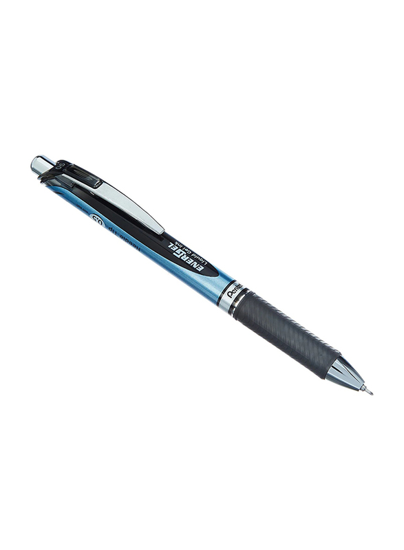 Pentel Energel Ballpoint Needle Pen, Black/Blue