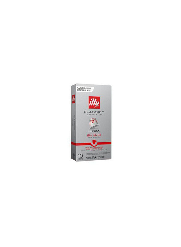 

Illy Classico Lungo Ground Coffee Capsule, 57g