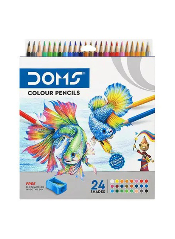 

Doms Full Size Colour Pencil, 24 Pieces