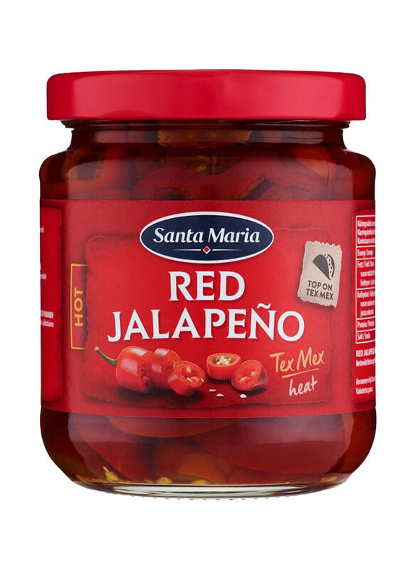 

Santa Maria Red Jalapeno Sliced Hot, 215g