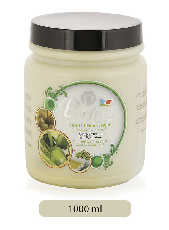 

Perfect Olive Hot Oil Hair Cream for Damaged Hair, 1000ml