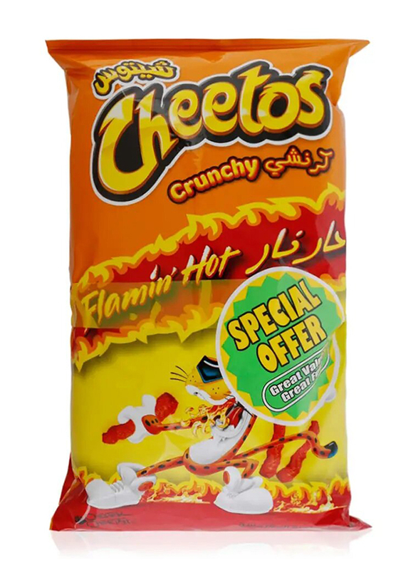 Cheetos Crunchy Flaming Hot Snack - 2 x 205g