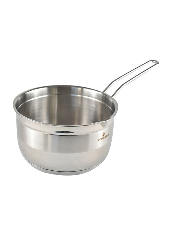 

Sofram 16cm Round Stainless Steel Deep Casserole, Silver