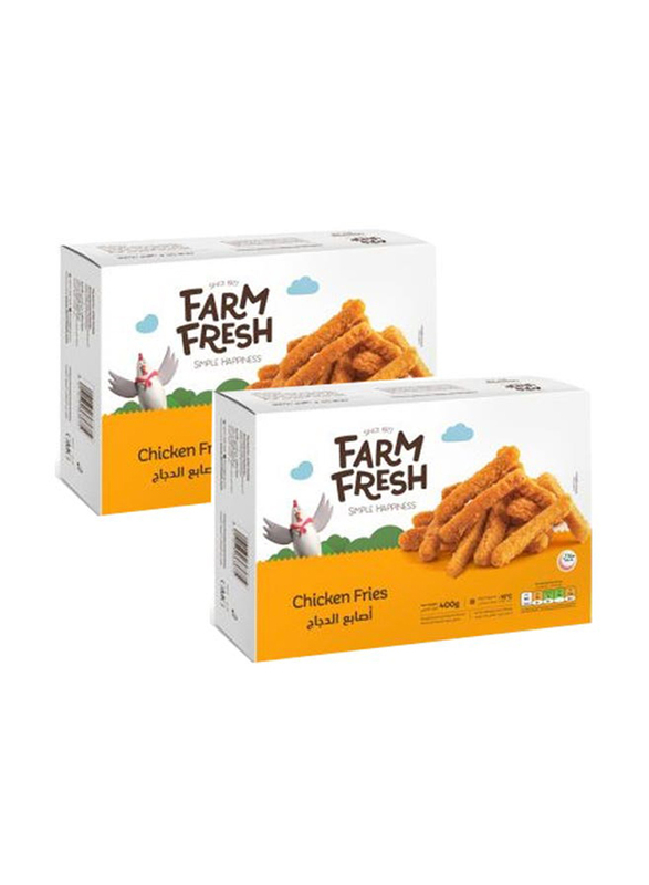 Farm Fresh Chicken Fries, 2 x 400g