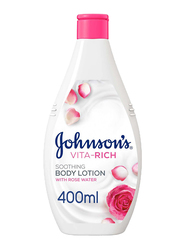 Johnson's Vita-Rich Soothing Body Lotion with Rose Water, 400ml