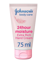 Johnson's 24 Hour Moisture Extra Rich Hand Cream, 75ml