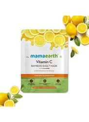Mamaearth Vitamin C Bamboo Sheet Mask, 25gm