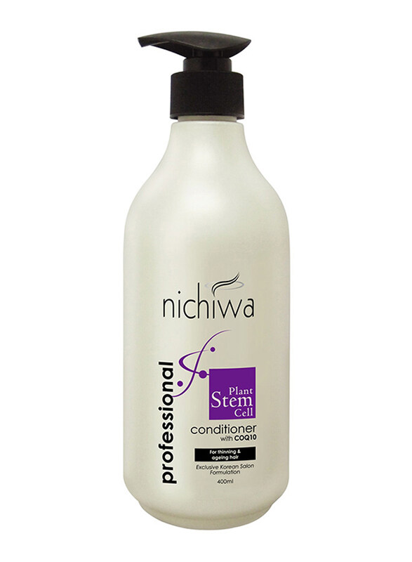 

Nichiwa Professional Plant Stem Cell Conditioner with COQ10 for Thin Hair, 400ml