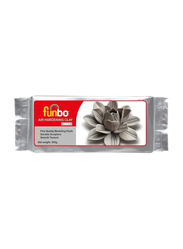 

Funbo Air Hardening Clay, 500gm, Grey