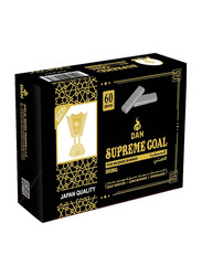 Dan Supreme Coal for Incense Burner, 60 Pieces, Black