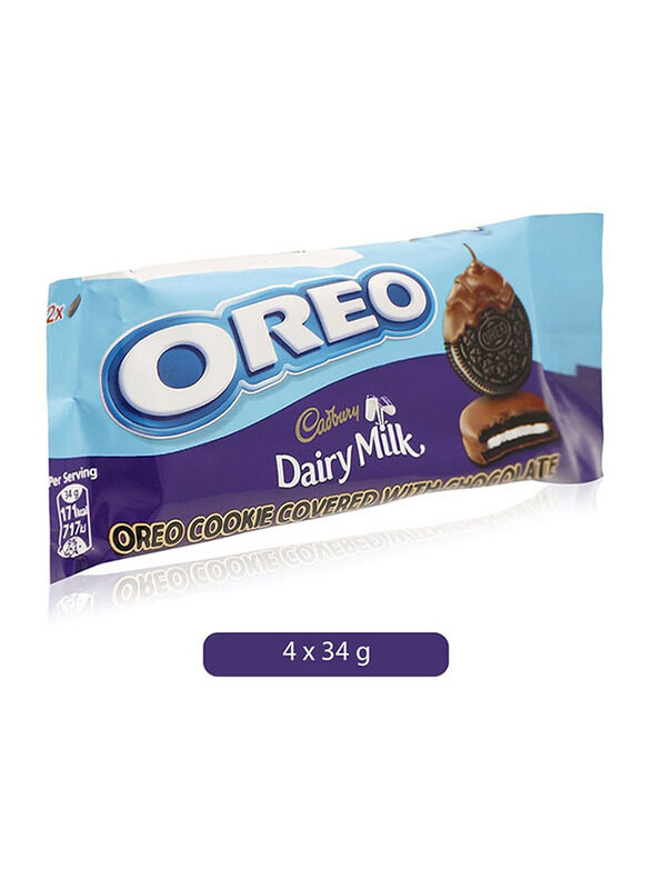 

Cadbury Oreo Chocolate Covered Cookie, 34g