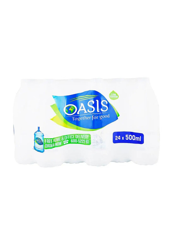 Oasis Low Sodium Drinking Water, 24 x 500ml