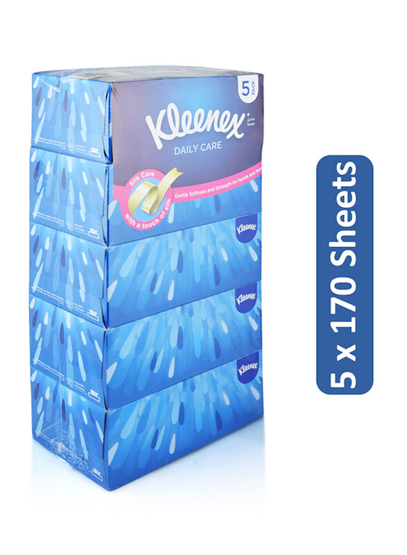 

Kleenex Daily Care Facial Tissues, 5 x 170 Sheets