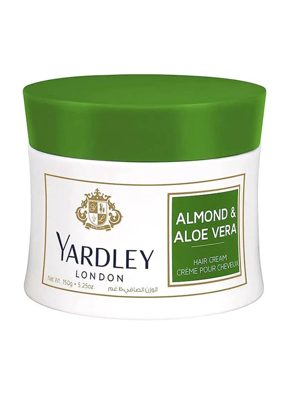 Yardley Almond & Aloe Hair Cream for All Hair Types, 150g