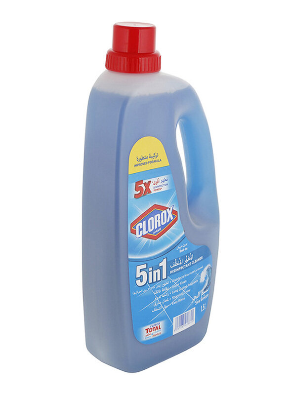 

Clorox 5 in 1 Sea Breeze Disinfectant Cleaner, 1 Piece, 1.5 Liters