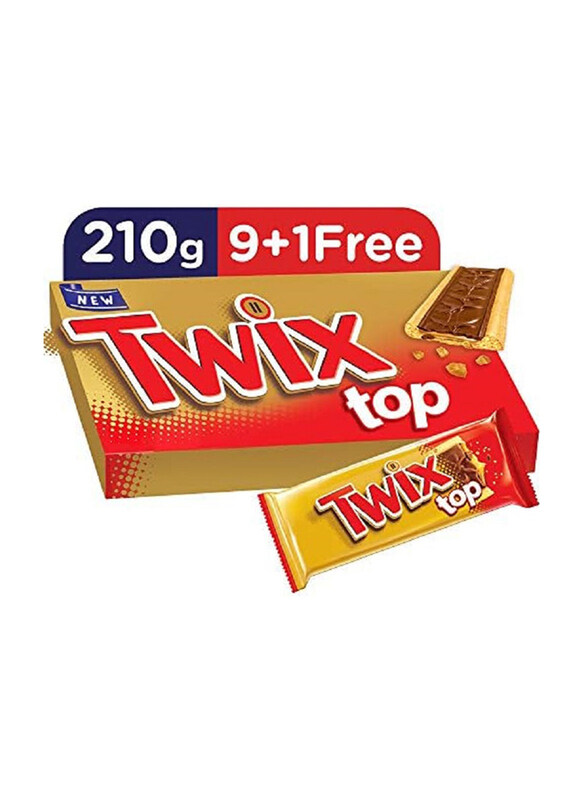 

Twix Top Chocolate, 10 x 21g