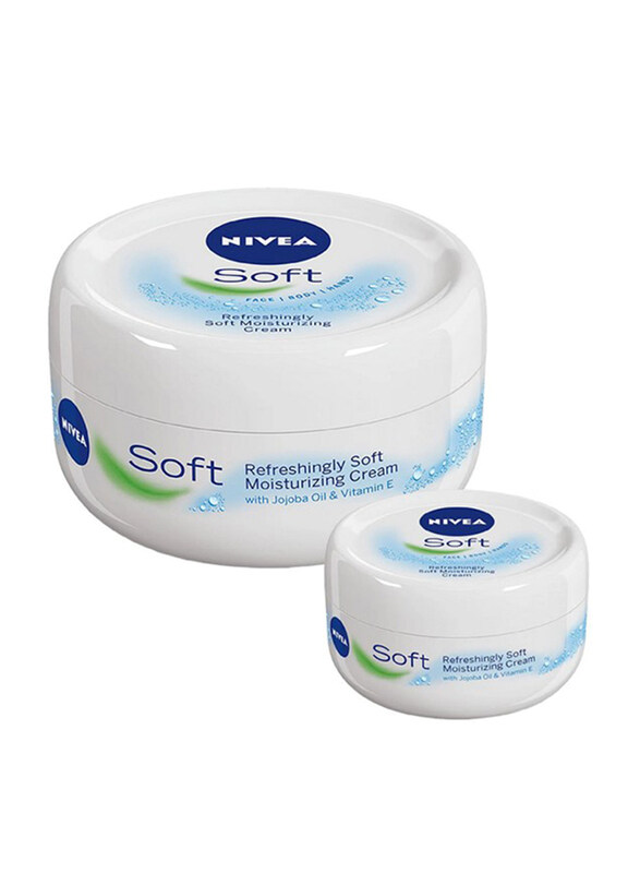 

Nivea Refreshingly Soft Moisturizing Cream Set, 300ml and 100ml