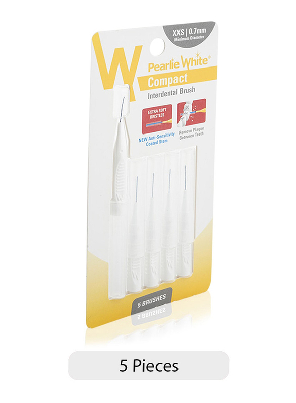 Pearlie White Compact Interdental Brush, 5 Pieces