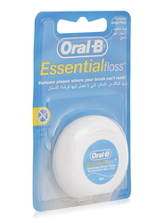 Oral B Essentail Unwaxed Floss, 50 mm