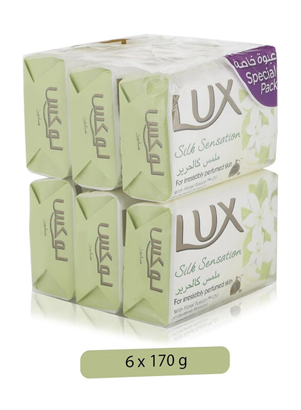 

Lux Silk Sensation Soap Bar Pack, 170gm, 6 Pieces