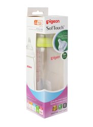 Pigeon Soft Touch Peristaltic Plus PP Bottle, 330ml, Clear/Yellow