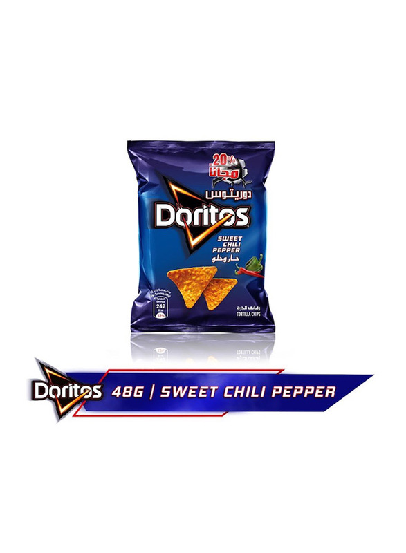 Doritos Sweet Chili Pepper Tortilla Chips, 48g