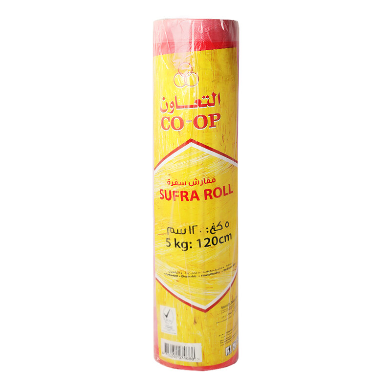 

Co-Op 120cm Disposable Sufra Roll, 5 Kg, White