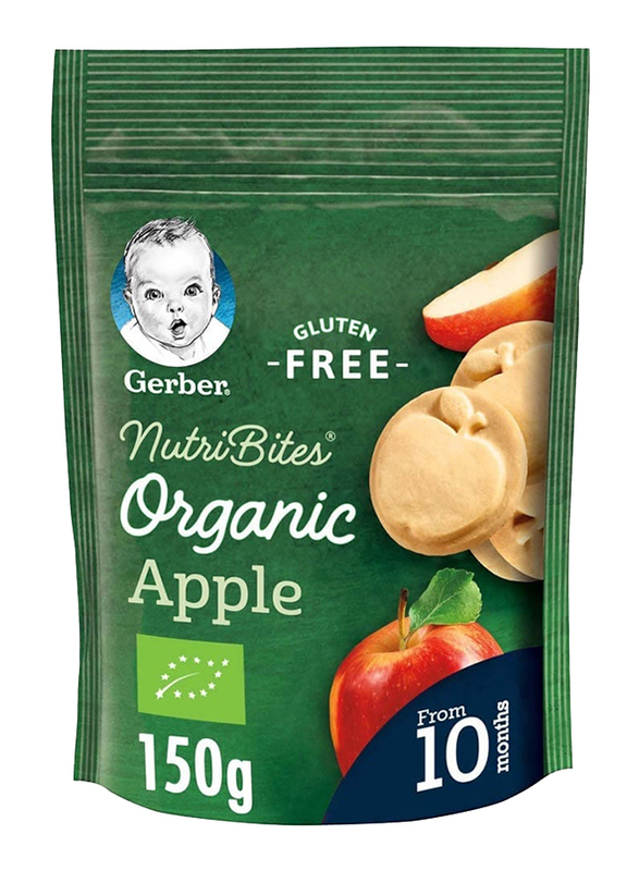 Gerber Organic Apple Biscuit Puree, 150g