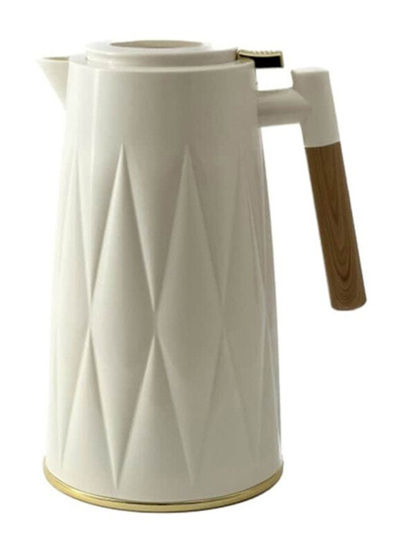 

Home Maker 1.3 Ltr Tea & Coffee Vacuum Flask, ROM-130-WHG, White