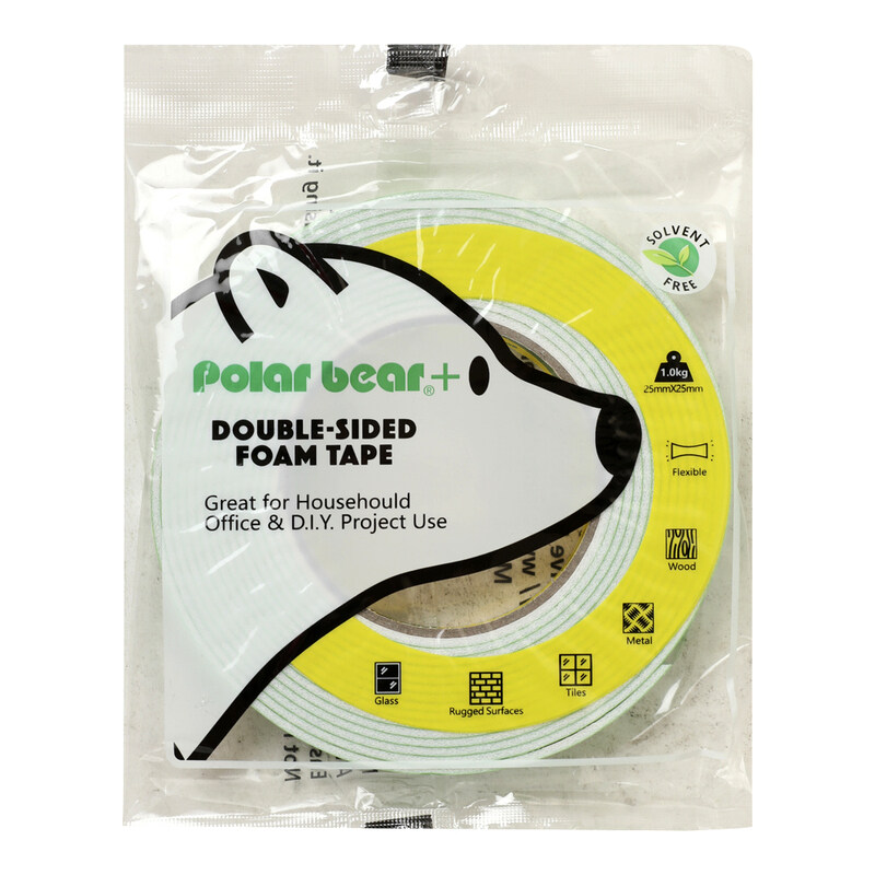 Polar Bear SP-011 Double Side Foam Mounting Tape, Green