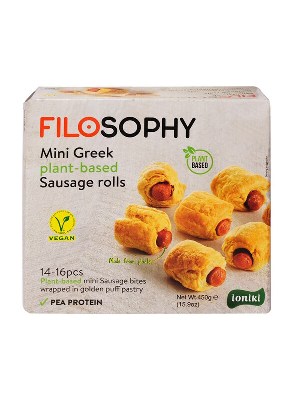 

Filosophy Mini Greek Plant Based Sausage Rolls, 450g