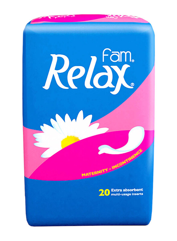 

FAM Relax Natural Cotton Feel Maternity Sanitary Pads - 20 Pads