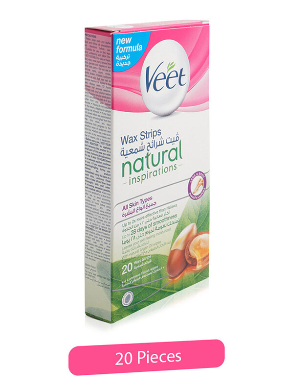 

Veet Natural Wax Strips, 20 Strips