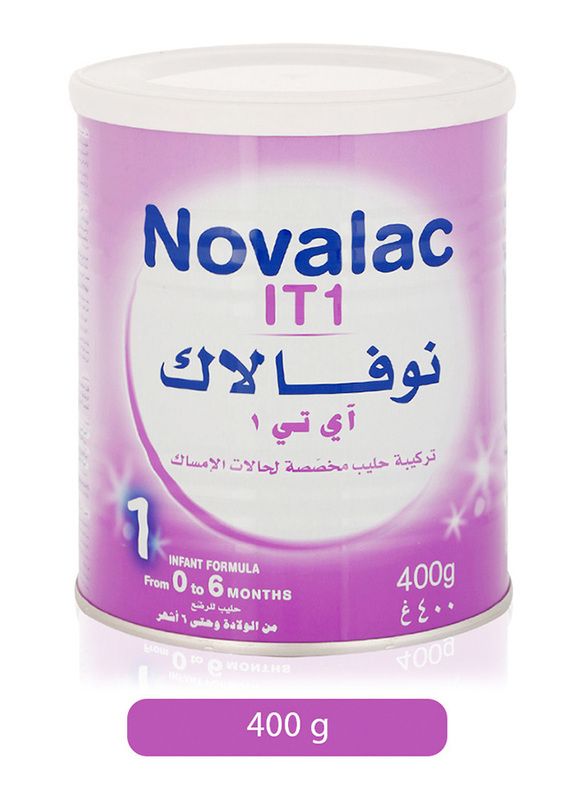 Novalac IT Stage 1 Infant Formula Milk, 0-6 Months, 400g